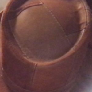 Leather Patchwork Porkpie Hat